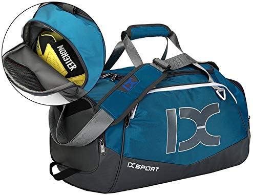 carınacoco Spor Çantası Ayakkabı bölmesi ile spor çanta Su geçirmez ıslak bölme Büyük Eğitim spor çantası kuru ıslak