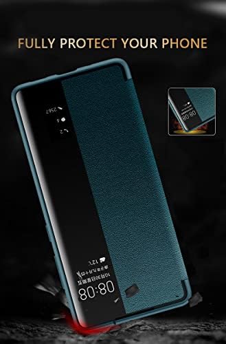 Akıllı Telefon Flip Kılıfları Samsung Galaxy S20 FE Kılıf ile uyumlu Clear View Penceresi, Manyetik İnce Flip Case