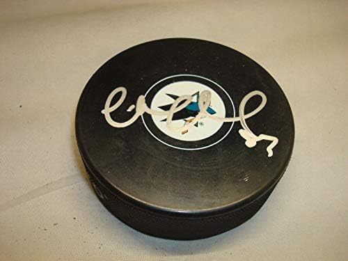 Matt Nieto İmzalı San Jose Köpekbalıkları Hokey Diski İmzalı 1B İmzalı NHL Diskleri