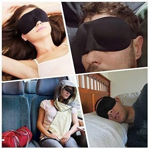 3D Uyku Maskesi Doğal Uyku Göz Maskesi Siperliği Kapak Gölge göz bandı Kadın Körü Körüne 1 Adet Erkekler Seyahat