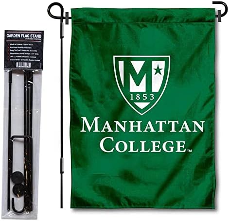 Manhattan Koleji Akademik Logo Bahçe Bayrağı ve Bayrak Standı direk tutucu Seti
