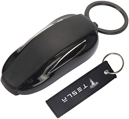 DeCuLo Anahtar Fob Kapak Tesla Model X için, silikon araba anahtarı Kapağı Kabuk Koruyucu Kılıf Tutucu Tesla X Aksesuar