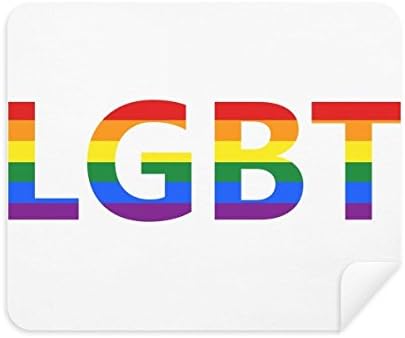 LGBT Transseksüel Biseksüeller Destek Temizlik Bezi Ekran Temizleyici 2 adet Süet Kumaş