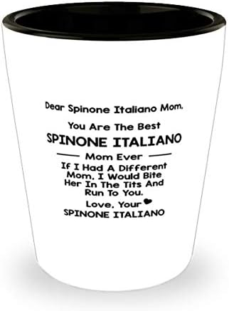Sevgili Spinone Italiano anne, sen şimdiye kadarki en iyi Spinone Italiano annesin 1,5 Oz bardak.