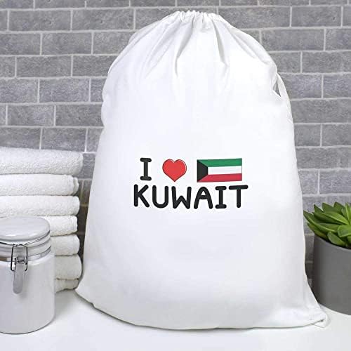 Azeeda 'Kuveyt'i Seviyorum' Çamaşır/Yıkama/Saklama Çantası (LB00021915)
