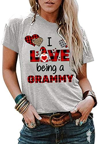 Bayan Kısa Kollu Gömlek Artı Boyutu Kısa Kollu 3D Aşk Baskılı sıfır yaka bluzlar Tee T-Shirt Kadın Kısa Kollu