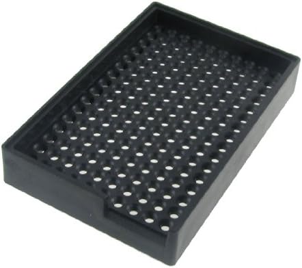 Aexit Sert Plastik Alet Organizatörleri Anti-Statik 3.5 mm-4mm Vidalar Tepsi Alet Kutuları Tutucu Siyah