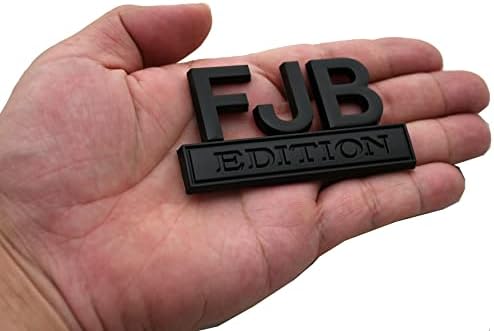 SSDD FJB Baskı tampon çıkartmaları, Araba Sticker 3D Yükseltilmiş Harfler Amblemi, Badgeslide Çamurluk Metal Rozet