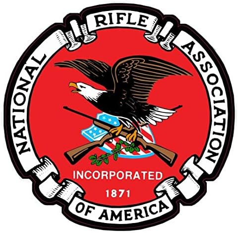 NRA Ulusal Tüfek Derneği Amerika 5 İnç Sticker Araba Çıkartması Kamyon Pencere Dizüstü Oto Vinil Motosiklet Kask