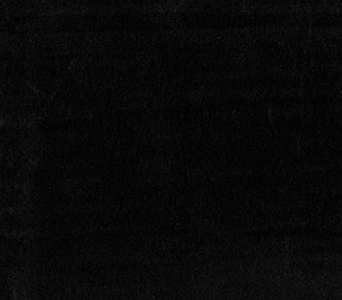 Velboa Kumaş Sahte Sahte Katı Kürk Siyah / 60 Geniş / Bahçesinde tarafından Satılan