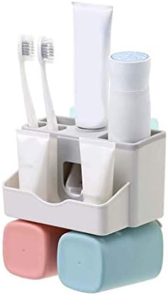 TFIIEXFL Yaratıcı Fırçalama Bardak Tutucu-Diş Fırçası Diş Macunu Tutucu Standı Banyo Depolama Organizatör