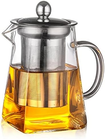 Cam çaydanlık Çay Süzgeçler ile Borosilikat cam demlik İsıya Dayanıklı Gevşek Yaprak Demlik Gevşek Yaprak Çay ( Boyut