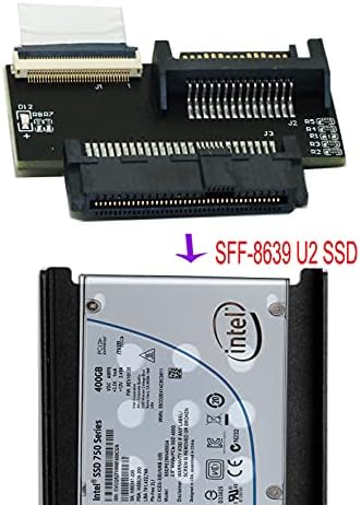Sıntech U. 2 SFF-8639 NVMe SSD PCI-e 4X3. 0 Kablo 20CM Braketi ile Uyumlu Intel U2 750 / P3500 3600