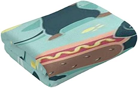 Sosisli sandviç ve Limonata Havlu Mikrofiber Havlu Misafir Havlu Ev Banyo Süslemeleri Parmak Havlu Yüksek Emiciliğe