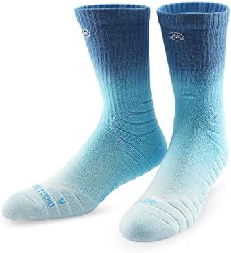 UZIS Kalın Minderli Atletik Sıkıştırma Ekip Çorap Kemer Desteği-Koşu, Yürüyüş, Basketbol-Orta Çorap 3 Çift