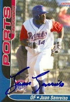 Juan Senreiso imzalı Beyzbol Kartı (İkinci Lig) 2004 Choice Rookie 11-İmzalı Beyzbol Kartları