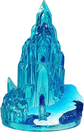 Penn-Plax Disney'in Dondurulmuş 4 Parçalı Akvaryum Dekorasyon Paketi-Elsa, Anna, Olaf ve bir Buz Kalesi içerir-Mini
