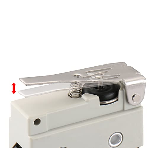 Baomaın Limit Anahtarı Kısa Menteşe Kolu Anlık Tip SPDT 1NC + 1NO AC DC 380V 10A Mikro Anahtarı TZ-7140 1 paket