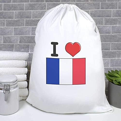 Azeeda' Fransa'yı Seviyorum ' Çamaşır/Yıkama/Saklama Çantası (LB00021190)