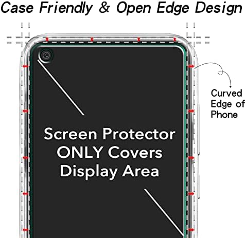 KATIN [2-Pack] Ekran Koruyucu İçin Samsung Galaxy A21s Temperli Cam Anti Scratch, Kabarcık Ücretsiz, 9H Sertlik,