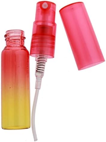 Healeved 12 adet Mini Parfüm Şişesi Püskürtücü Mini Seyahat Şişeleri Temizleme Solüsyonları için Sprey Şişeleri Koku