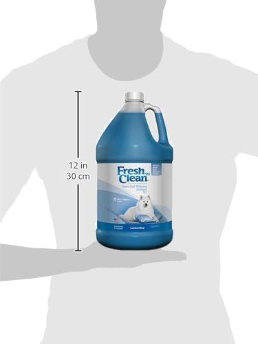 PetAg Fresh ' n Clean Snowy-Coat Beyazlatıcı Şampuan 15: 1 Konsantre-Vanilya Kokusu-128 Fl Oz (1 Galon)