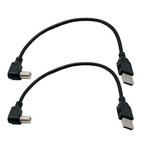 Seadream Açılı Yazıcı Kablosu 2 Paket USB 2.0 Tip A Erkek USB 2.0 Tip B Erkek Yukarı Açılı Yazıcı Tarayıcı Kablosu