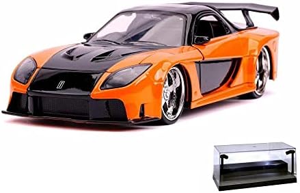 Pres döküm araba w / Vitrin-Mazda Rx-7 Hardtop, Hızlı ve Öfkeli-Jada 30732-1/24 Ölçekli pres döküm model oyuncak