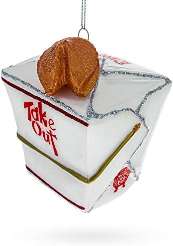 Fal kurabiyesi Cam Noel Süslemeli Çin Paket Kutusu 4.25 İnç