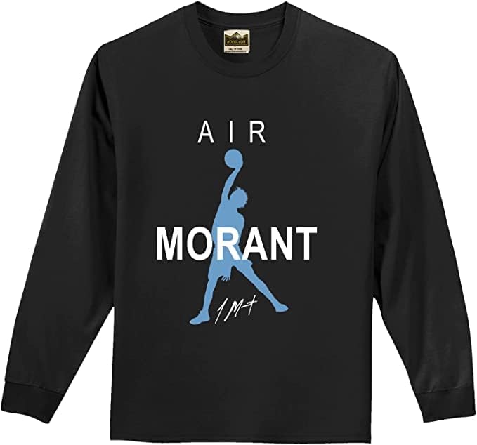 HOFSM.COM Onur listesi Spor Hatıra Ja Morant Memphis Dunk İmza T-Shirt basketbol tişörtü