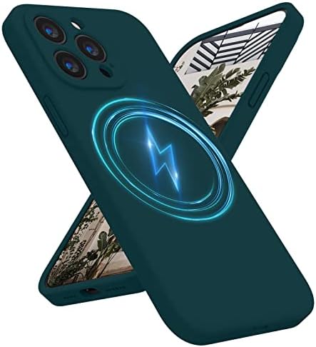 Antlia Manyetik iPhone için kılıf 14 Pro Max Telefon Kılıfı, [MagSafe ile Uyumlu] Silikon Yükseltilmiş [Kamera Koruması]