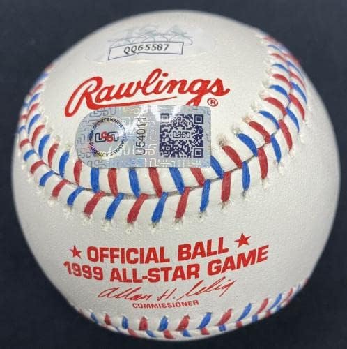 Vladimir Guerrero 1. ASG İmzalı 1999 All Star Oyun Logosu Beyzbol JSA İmzalı Beyzbol Topları