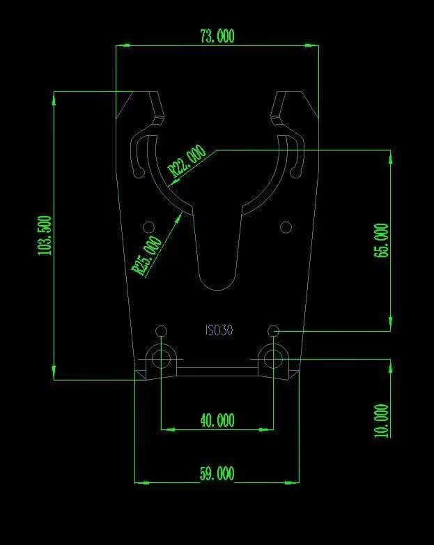 LIBOQIAO ISO30 Dayanıklı CNC Router Oyma Makinesi Aracı Pençe Tutucu ABS Alev Geçirmez Takım Tutucu Kelepçe Kompakt