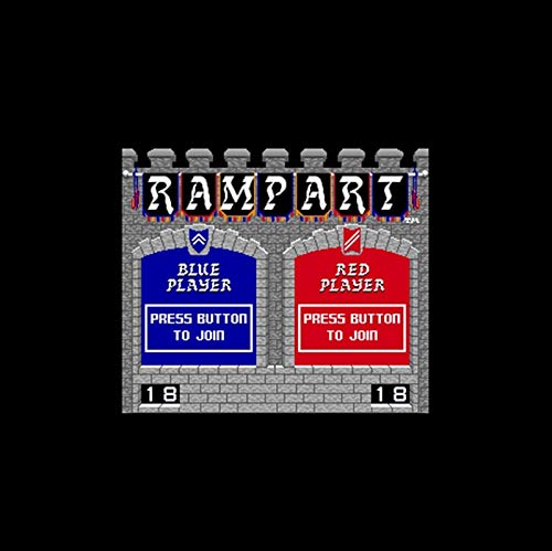 ROMGame Rampart Ntsc Sürüm 16 Bit 46 Pin Büyük Gri Oyun Kartı Abd İçin Oyun Oyuncuları