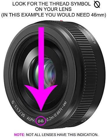 Lens Hood (Petal Tasarım) Panasonic LUMİX için GX85 (46mm)