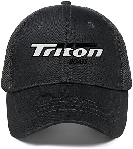 Pupkitten Unisex Denim kamyon şoförü şapkaları Triton-Tekneler-Logo-Baba Şapka Hip Hop Ayarlanabilir Spor Beyzbol