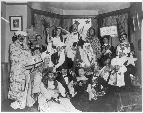 HistoricalFindings Fotoğraf: Frances Benjamin Johnston, Arkadaşlar, Kostüm Partisi, Kutlama, Eğlence