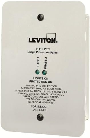 Leviton 51110-PTC 120/240V Konut Sınıfı Panel Koruyucu