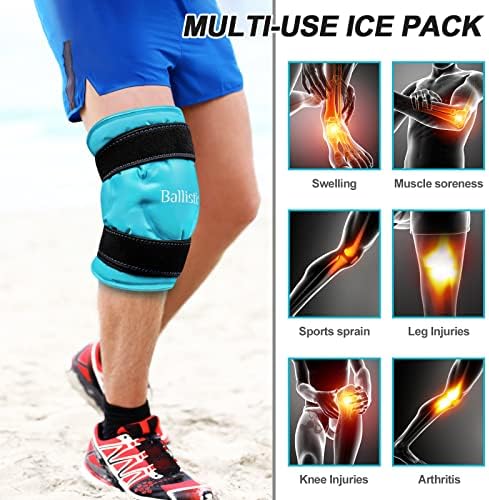 Diz Ağrısı Giderici-Yaralanmalar için Yeniden Kullanılabilir Sıcak ve Soğuk Paketler, Bacak Yaralanmaları için Jel