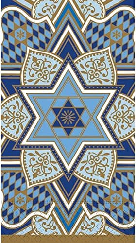 Yahudi Tatil Konuk Havlu 30 CT - Büfe Mutfak veya Banyo için Dekoratif Kağıt Peçeteler Parmak Ucu el havluları, zengin