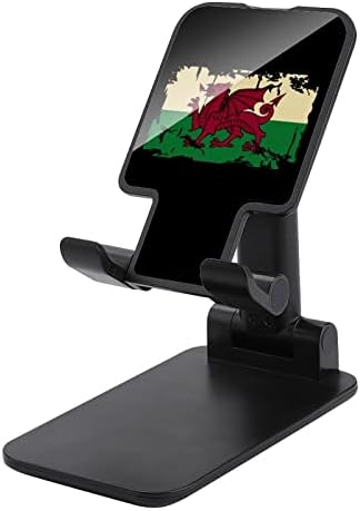 Galler Grunge Bayrağı Cep Telefonu Standı Katlanabilir Tablet Tutucu Ayarlanabilir Cradle Masaüstü Aksesuarları Masa
