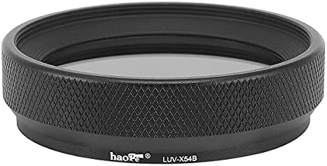 Haoge UV Filtre ve Lens Hood ve Başparmak Kiti Fujifilm Fuji X100V Kamera Siyah kiti